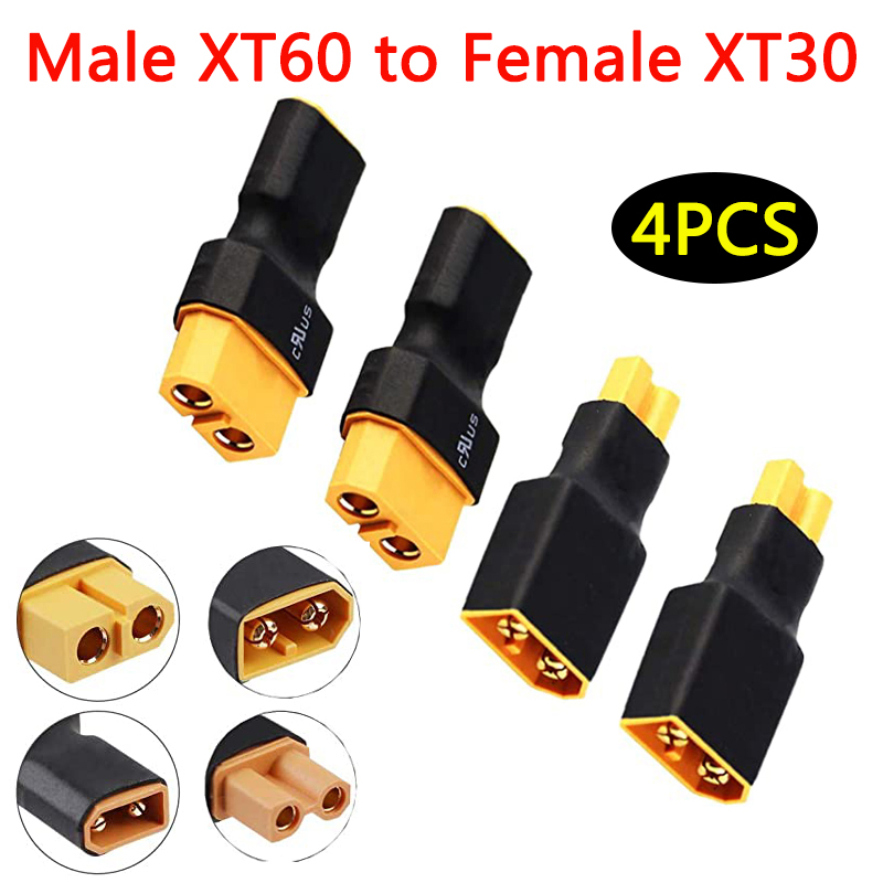 Fpv Drone Charger - 4Pcs XT60 to XT30 Plug Female