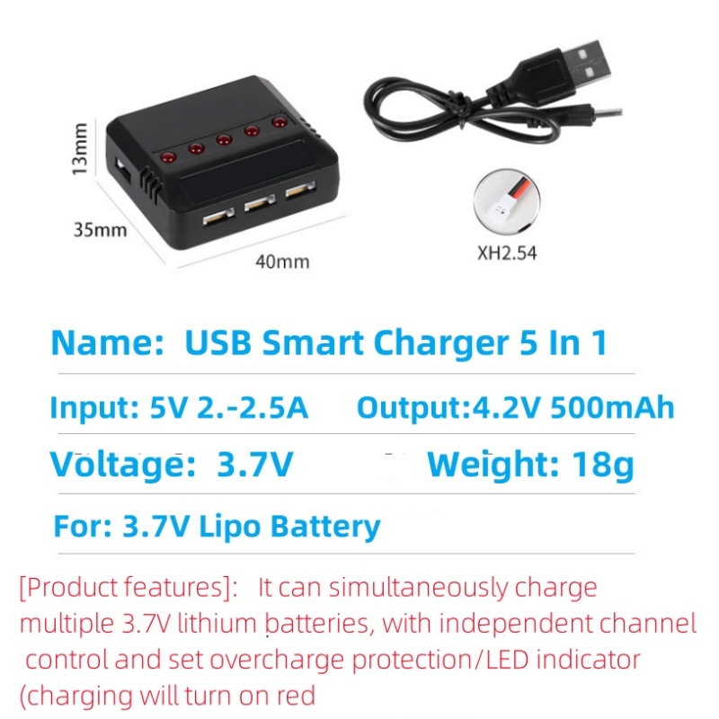 Syma X5HW X5HC X5C X5SW 3.7V 5 - огляд і ціна Fpv Drone Charger