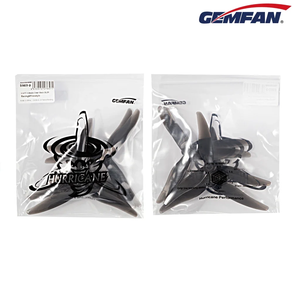 10Pairs (10CW + 10CCW) Gemfan  - огляд і ціна Fpv Drone Propeller