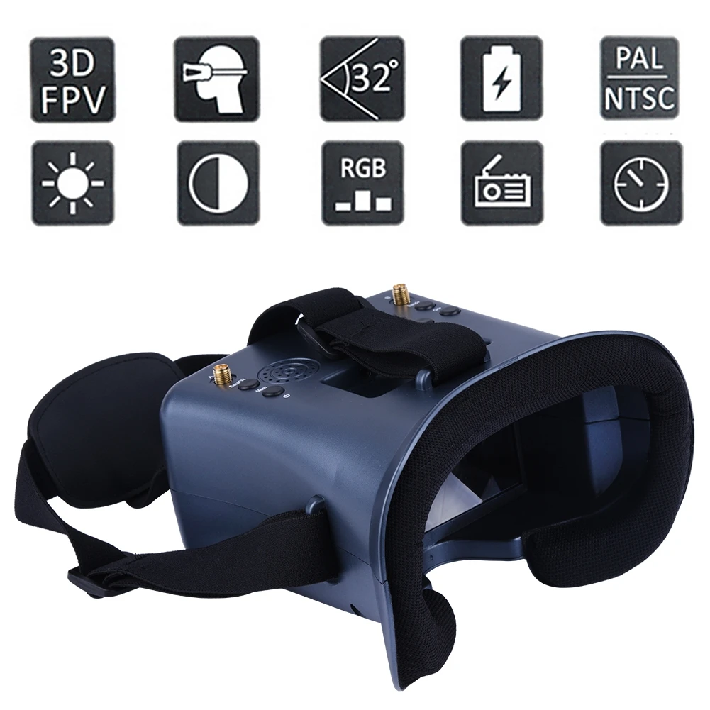5.8G 40CH 4.3 Inch 800*480 Vid - огляд і ціна Fpv Drone Goggles