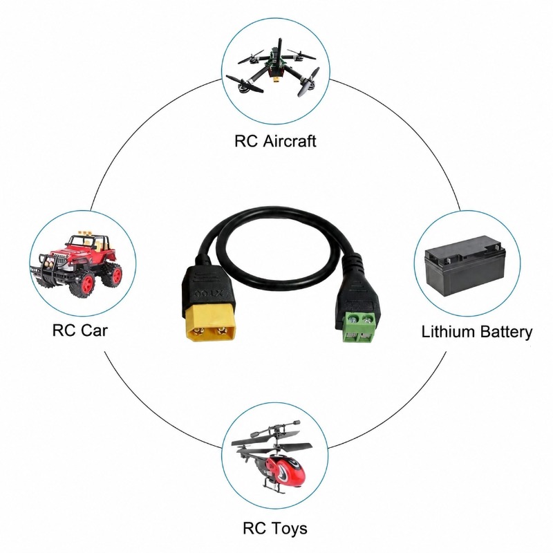 XT60 Connector Male Female To  - огляд і ціна Fpv Drone Charger