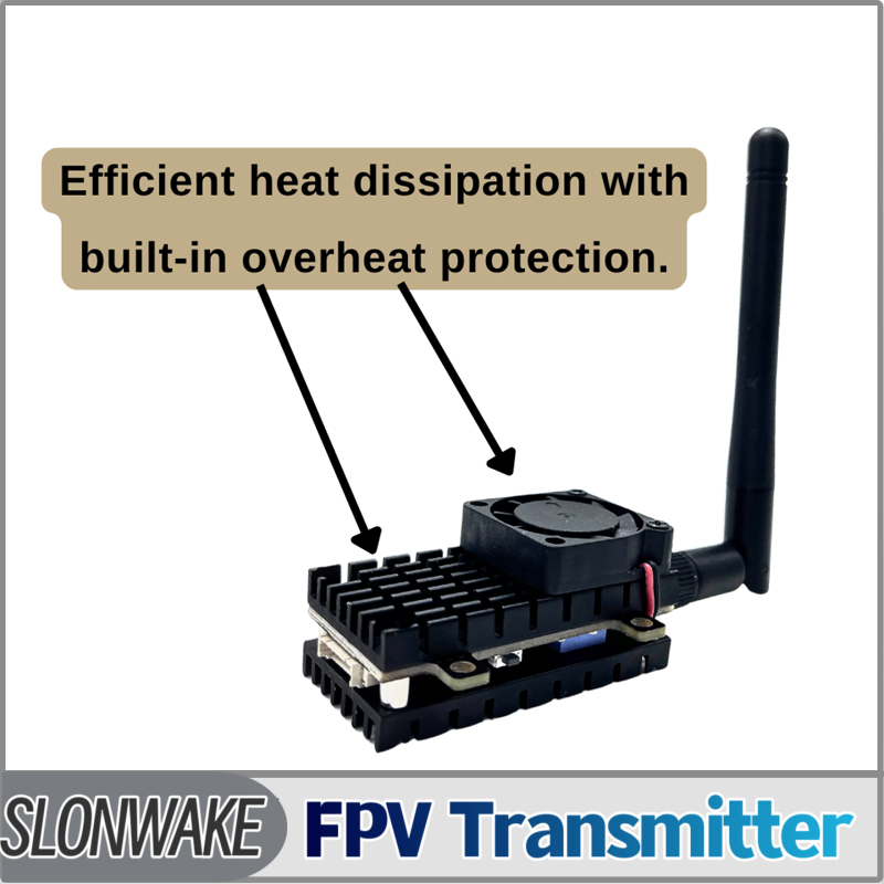 SLONWAKE 5.8G 3000mW Simulatio - огляд і ціна Fpv Drone Transmitter