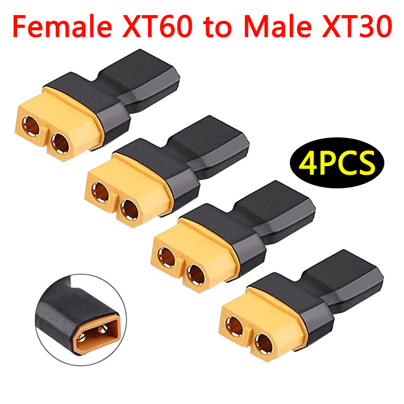4Pcs XT60 to XT30 Plug Female  - огляд і ціна Fpv Drone Charger