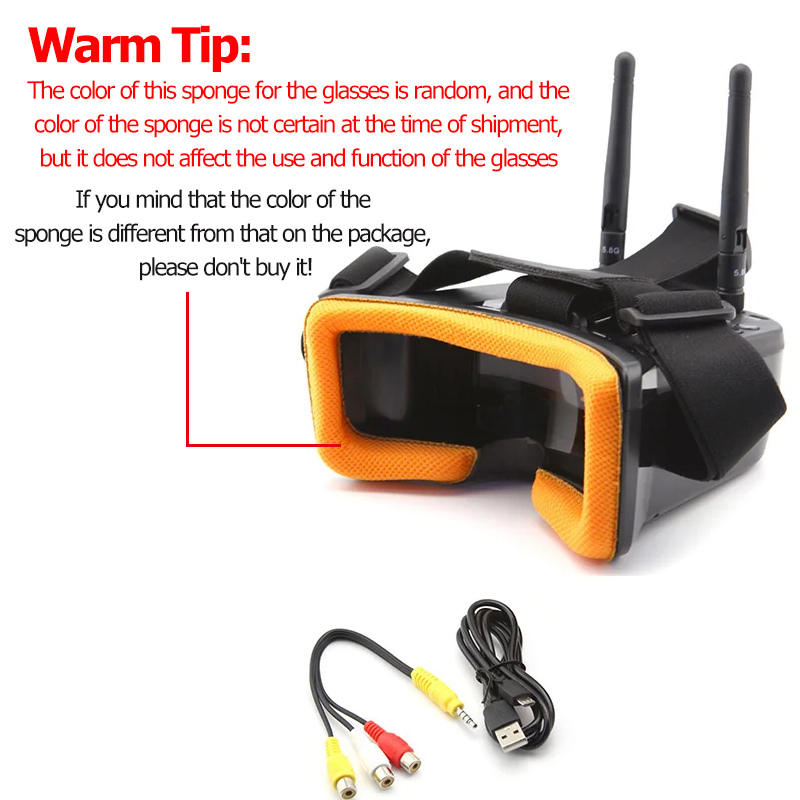 VR009 FPV Video Goggles 3Inch  - огляд і ціна Fpv Drone Goggles